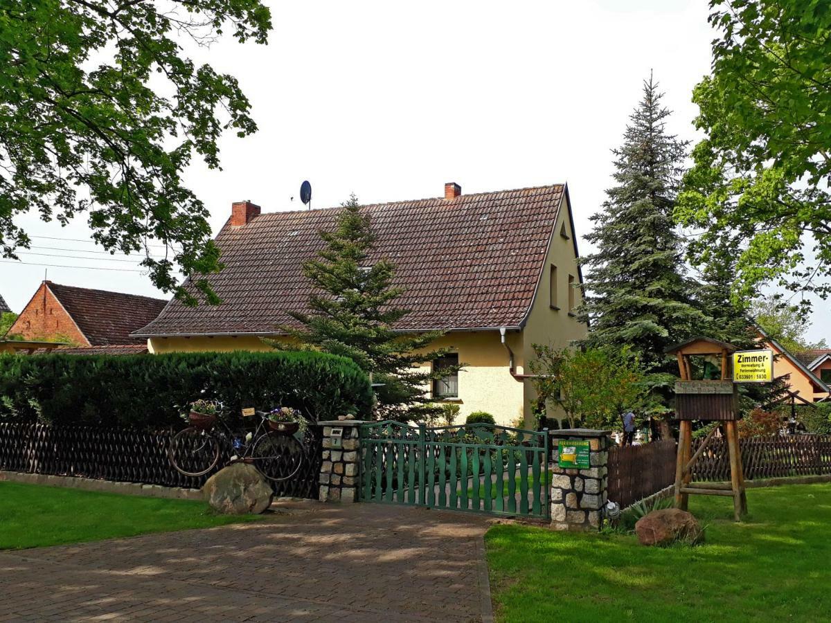 Pension Zum Weissen Hirsch Reitwein 外观 照片